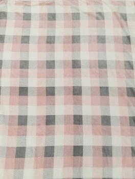 Pink and Grey Plaid