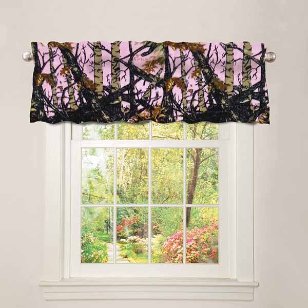The Woods Hot Pink Valance