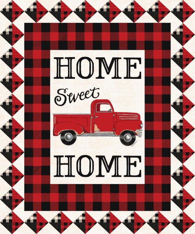 Red Truck Home Sweet Home