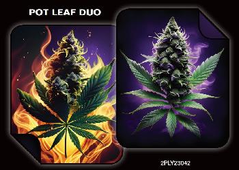 Pot Leaf Duo