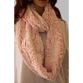 Pink Rose Infinity Scarf