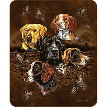 Five Hunting Dogs