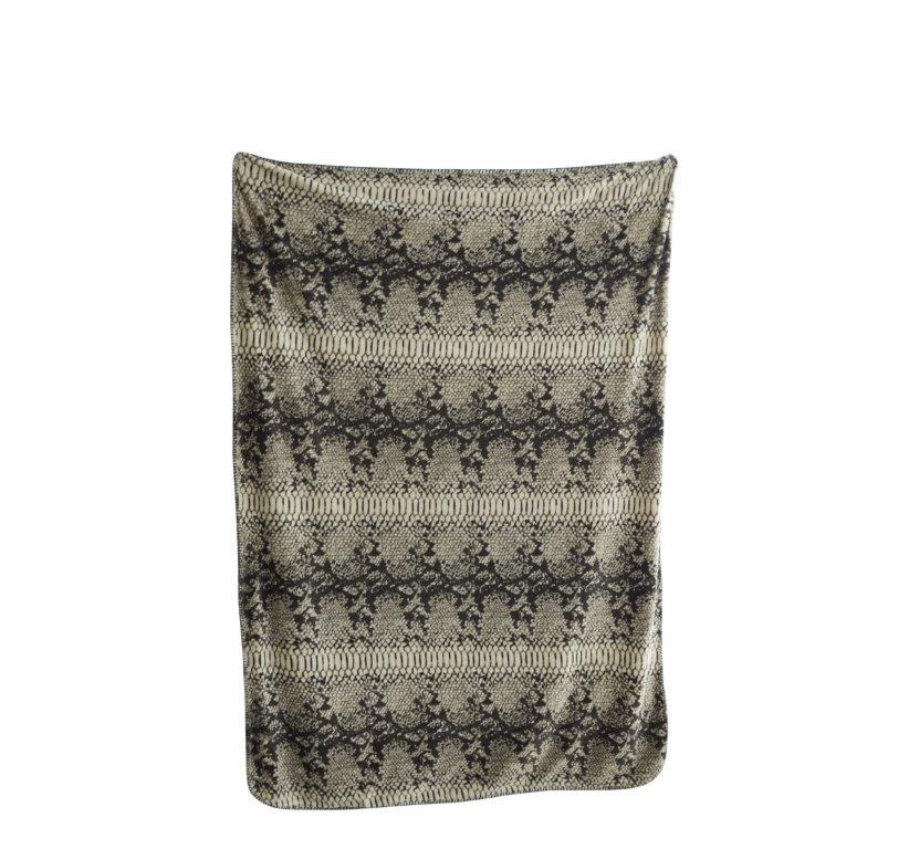 Bullsnake Skin Throw